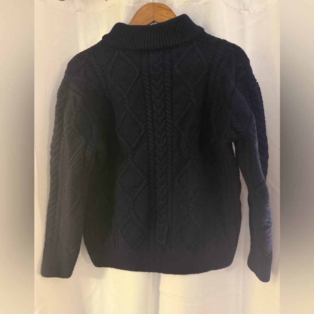 Blarney Aran Originals Navy Sweater - Picture 3 of 4
